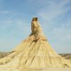 Sculpture naturelle dans le dsert des Bardenas Reales