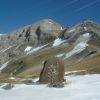 Croix frontière numéro 318 au col des Espécières