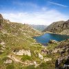 Lac et refuge de la Glère