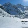 Lac d'Estom sous la neige