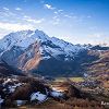 Vue sur la valle depuis le Pic de Pan
