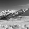 Hautacam dans les Pyrnes le jour de l'an