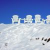 Hautacam dans les Pyrnes sous la neige