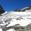 Le Glacier Blanc dans les Alpes