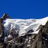 Zoom sur un glacier en montant au refuge du Glacier Blanc