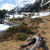 Raquettes  neige dans la valle du Marcadau