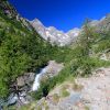 Le sentier longe la rivire