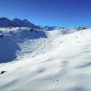 La neige  Hautacam, dans les Pyrnes