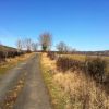 Le PR passe par de petites routes campagnardes Aveyronnaises