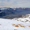 Pierrefitte-Nestalas depuis la crte qui monte au Maucasau