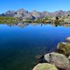 Lac Laramon dans les Alpes