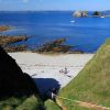 Descente  la plage de Porzh Naye