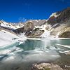 Lac des Braudes et ses blocs de glace