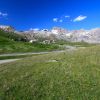 Col du Lautaret depuis le dpart du sentier d'interprtation