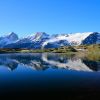 Reflet de la Meije dans le lac Noir