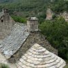 Village de Bez Bdne et ses toits de lauzes et de pierre