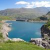 Lac et barrage des Gloriettes, au retour du Cirque d'Estaubé