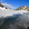 Lac Rond sous la neige