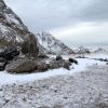 Col de Boucharo sous une fine couche de neige