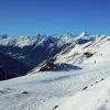 Hautacam en raquettes  neige, les Pyrnes c'est si beau