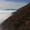 Mer de nuages juste en dessous de nous
