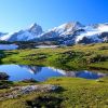 Un des lacs du plateau d'Emparis