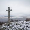 Lac de Saint Andol avec un peu de neige