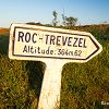 Dpart de la randonne pour le Roc Trevezel