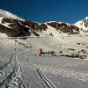 Dbut de la rando : il y a beaucoup de neige