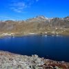Arrive au lac Rond dans les Hautes-Alpes