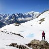 Lac Blanc dans le massif des aiguilles Rouges