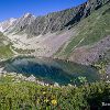 Lac d'Antarrouyes au dessus de la cabane de Cestrède