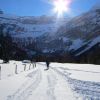 Raquettes  neige dans le cirque de Gavarnie