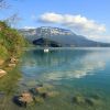 Les eaux vertes du lac d'Aiguebelette