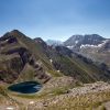Lac de la Bernatoire et Taillon en arrire plan