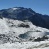 Lac des Gourgoutes et Maladeta vus depuis le Port de La Glre.