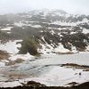 Lac de Pormenaz encore sous la neige