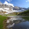 Premier lac avant le grand lac des Aires