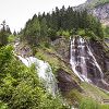 Point de vue sur les cascades de la Pleureuse et de la Sauffaz