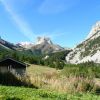 Mont Thabor vu depuis le chemin qui amne au Lac Vert, Alpes