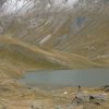 Lac du Golon, avec des restes de neige