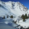 Raquettes  neige au dessus de Barges