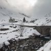 Raquettes  neige au pont de la Gaubie