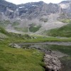 Passage au lac dans le cirque de Troumouse