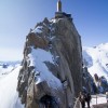 Depuis les passerelles de l'Aiguille du Midi