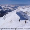 Arrive au sommet de la Collarada