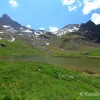 Lac de la Blanche dans le Queyras