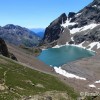 Lac de l'Eychauda depuis le col des Grangettes