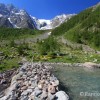 Barrage de pierres du lac de la Douche