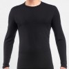 Icebreaker Oasis Long Sleeve Crewe 200 Black